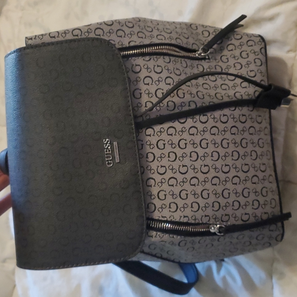 Guess purse backpack & wallet